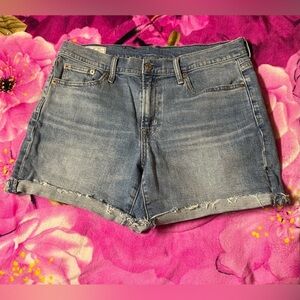GAP Blue Jean Shorts Classic Cutoff Style size 30/10